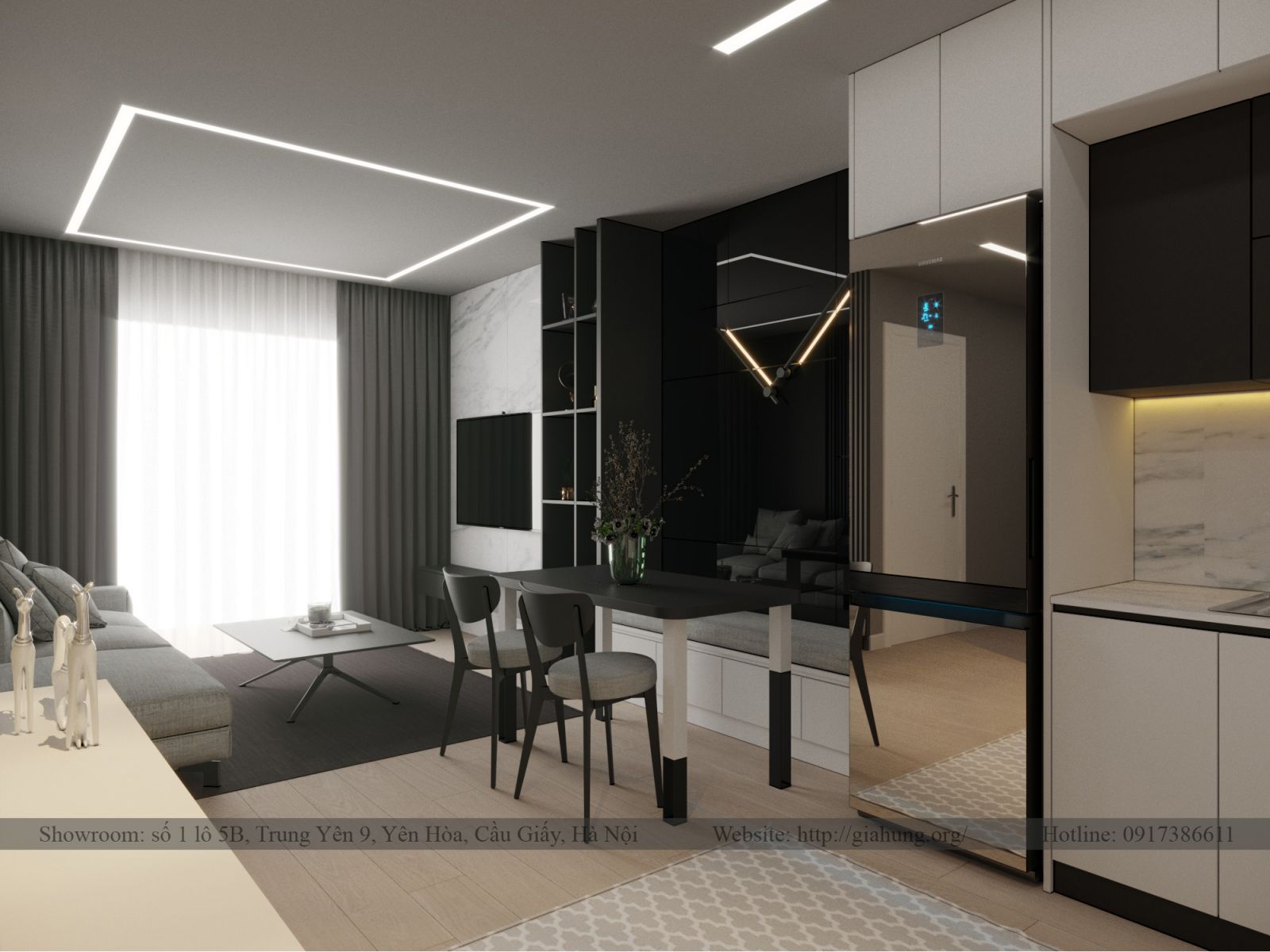 Thiết kế nội thất chung cư Vinhomes Smart City